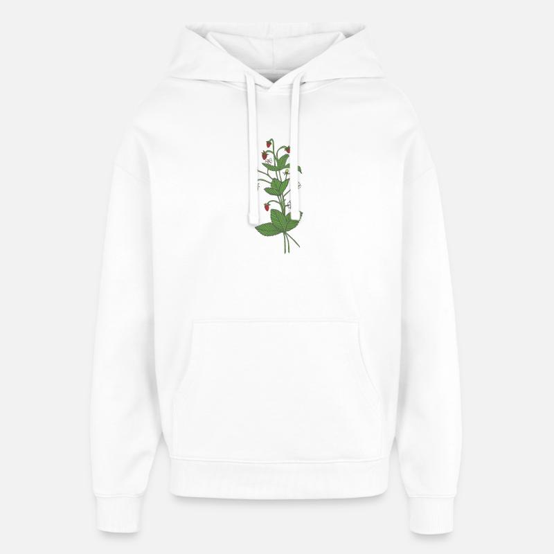 Walderdbeeren - Oversized Unisex Hoodie von Stanley/Stella - Weiß