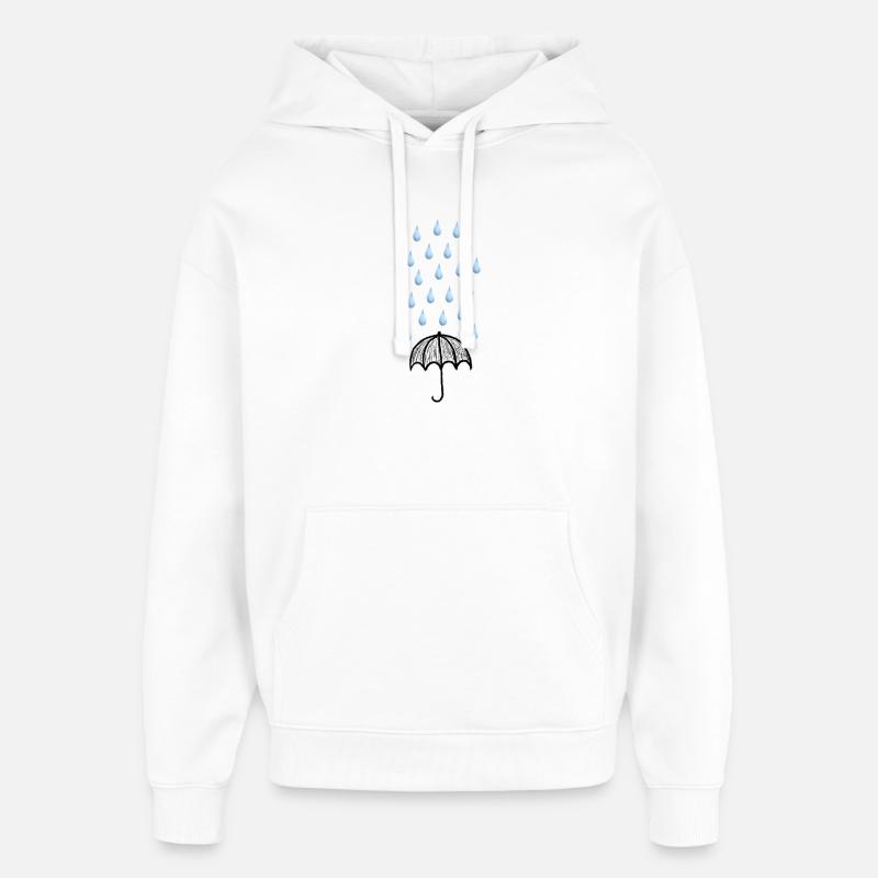 Parapluie - Sweat à capuche unisexe Stanley/Stella Oversized - blanc