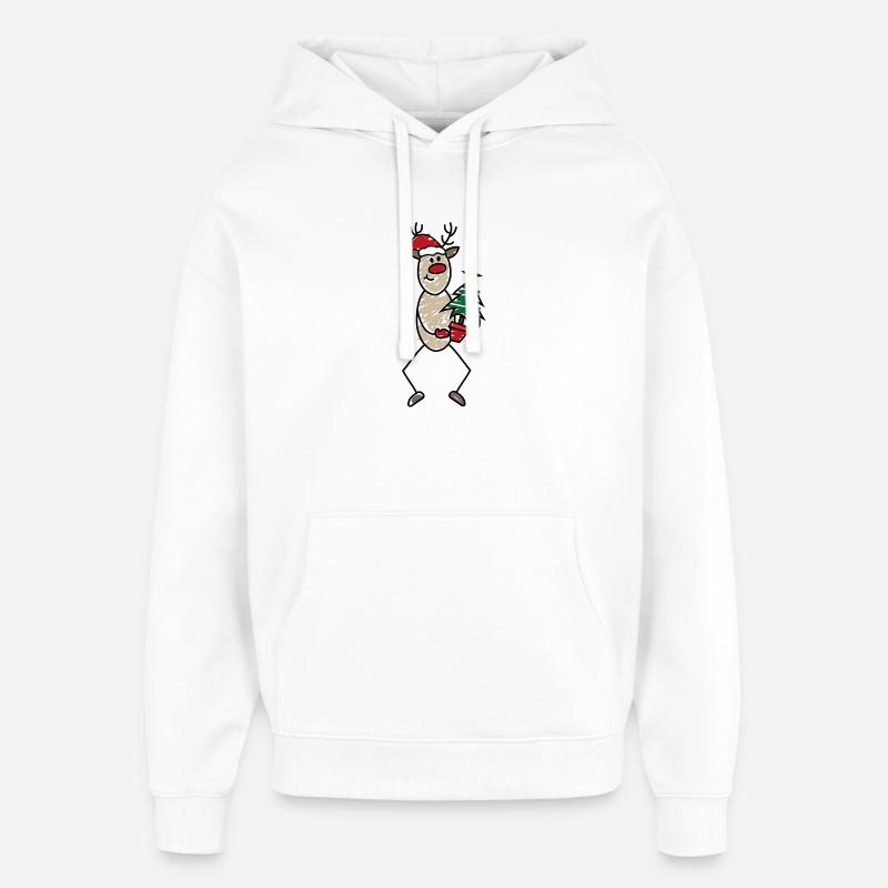 Noël - Sweat à capuche unisexe Stanley/Stella Oversized - blanc