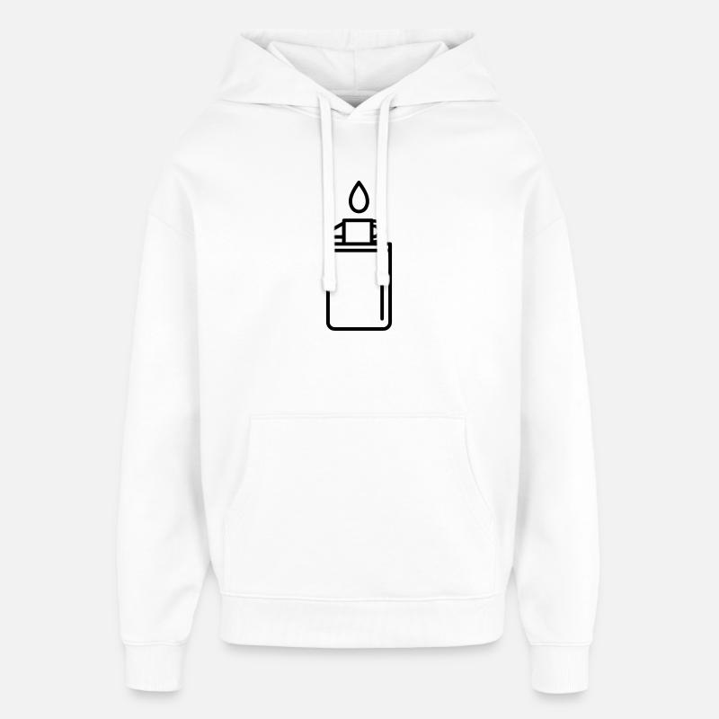 briquet - Sweat à capuche unisexe Stanley/Stella Oversized - blanc
