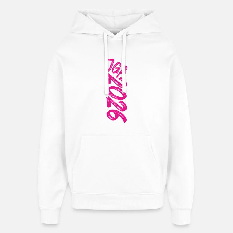 JGA 2026 - Sweat à capuche unisexe Stanley/Stella Oversized - blanc