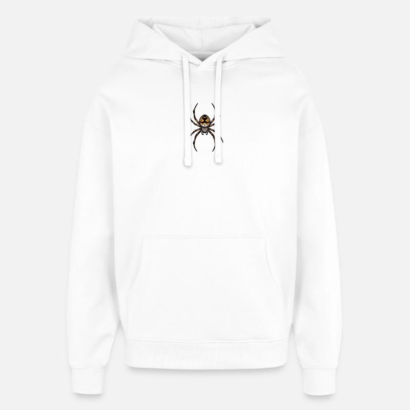 Petite araignée - Sweat à capuche unisexe Stanley/Stella Oversized - blanc