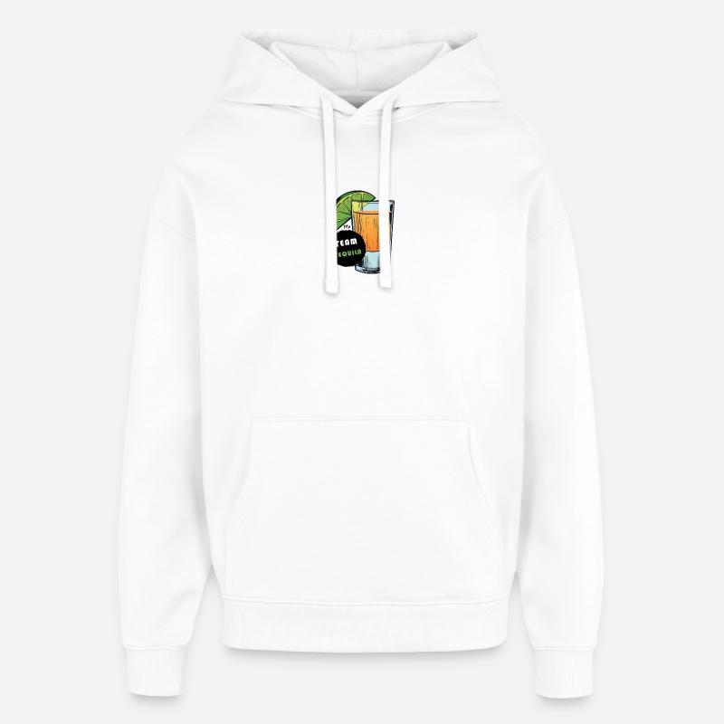 Tequila d'équipe - Sweat à capuche unisexe Stanley/Stella Oversized - blanc