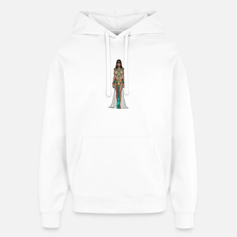 Cosplay de Cléopâtre - Sweat à capuche unisexe Stanley/Stella Oversized - blanc