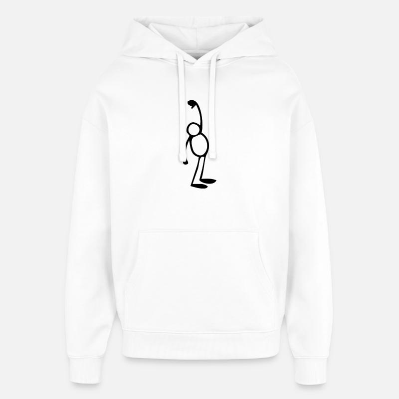 Drôle - Sweat à capuche unisexe Stanley/Stella Oversized - blanc