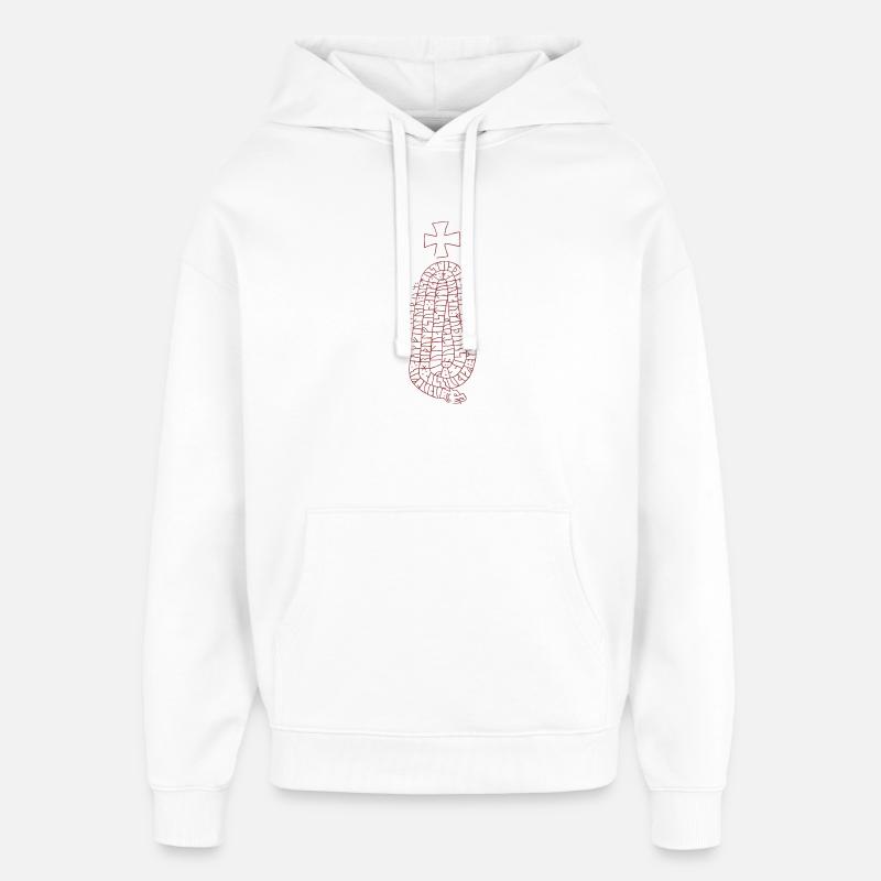 RUNSTEN, JÄRVSÖ - Oversized Unisex Hoodie von Stanley/Stella - Weiß