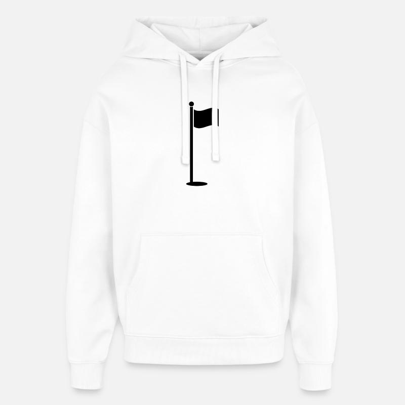 Drapeau de golf - Sweat à capuche unisexe Stanley/Stella Oversized - blanc
