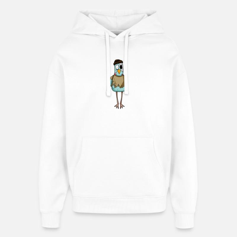 Zombie Möwe - Oversized Unisex Hoodie von Stanley/Stella - Weiß