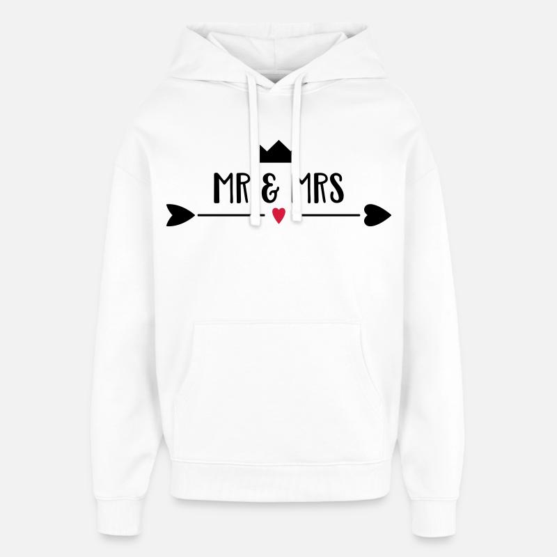 mariage - Sweat à capuche unisexe Stanley/Stella Oversized - blanc