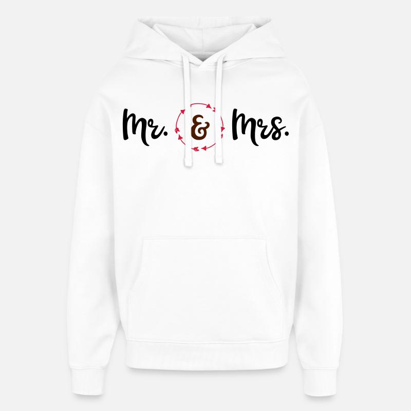 mariage - Sweat à capuche unisexe Stanley/Stella Oversized - blanc