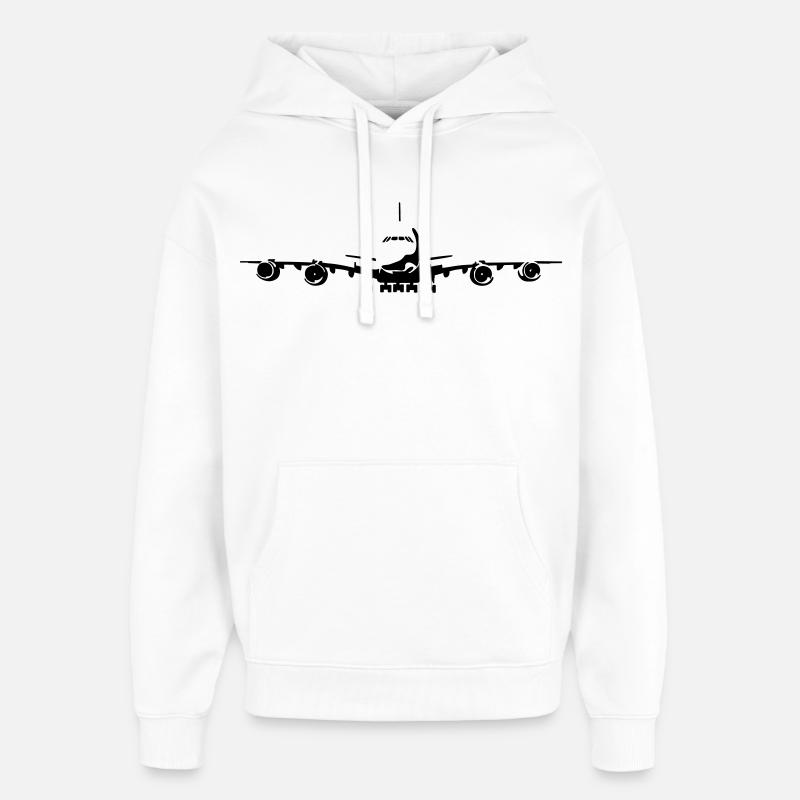 a380 - Sweat à capuche unisexe Stanley/Stella Oversized - blanc