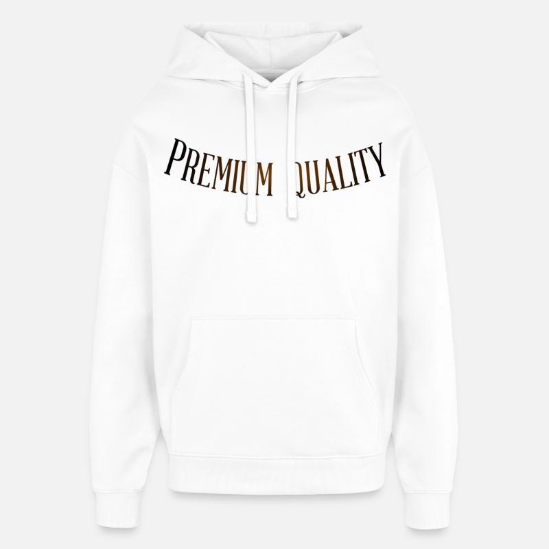 Qualité Premium - Sweat à capuche unisexe Stanley/Stella Oversized - blanc