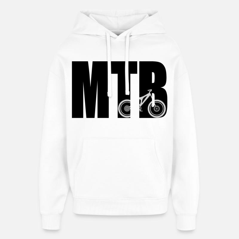MTB - Sweat à capuche unisexe Stanley/Stella Oversized - blanc