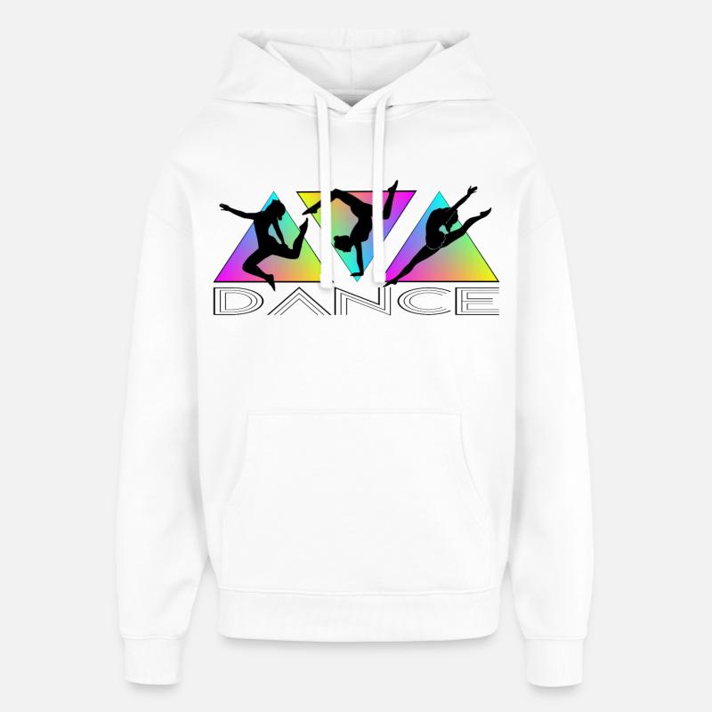 Danser - Sweat à capuche unisexe Stanley/Stella Oversized - blanc