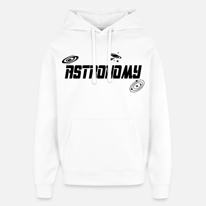 Astronomie - Sweat à capuche unisexe Stanley/Stella Oversized - blanc