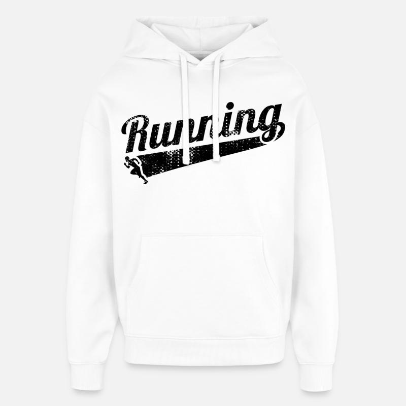 Courir - Sweat à capuche unisexe Stanley/Stella Oversized - blanc