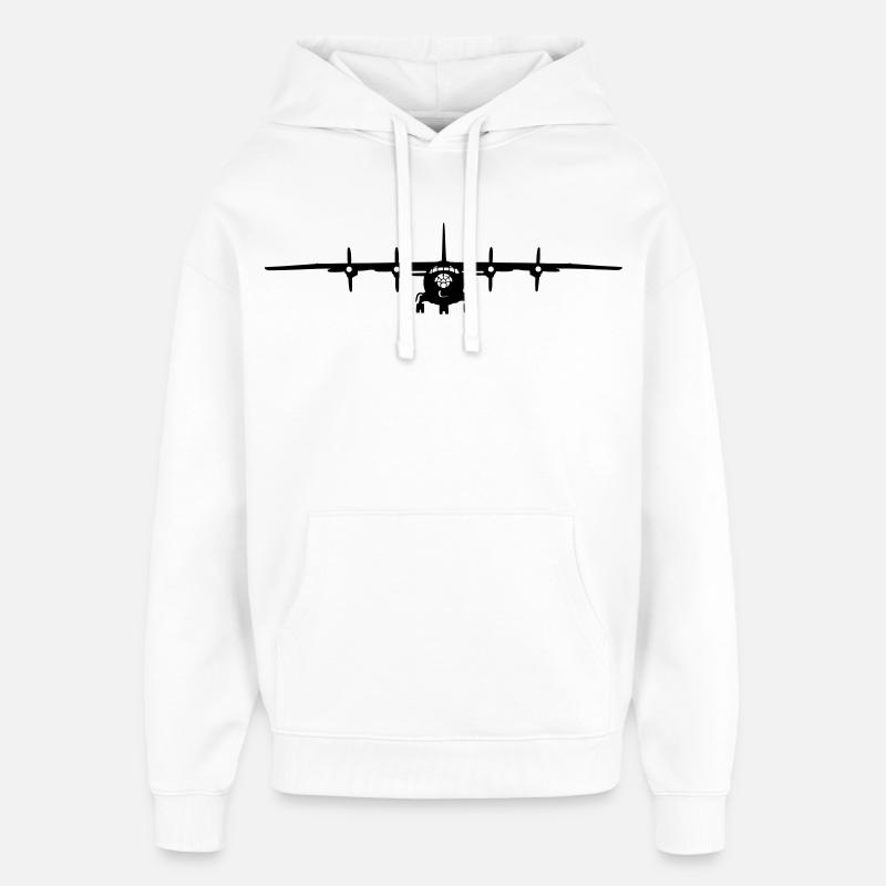 L’An-12 - Sweat à capuche unisexe Stanley/Stella Oversized - blanc