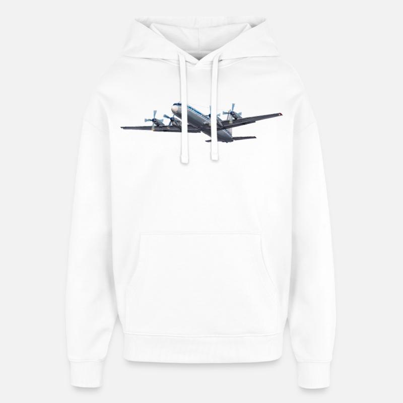 L’IL-18 - Sweat à capuche unisexe Stanley/Stella Oversized - blanc