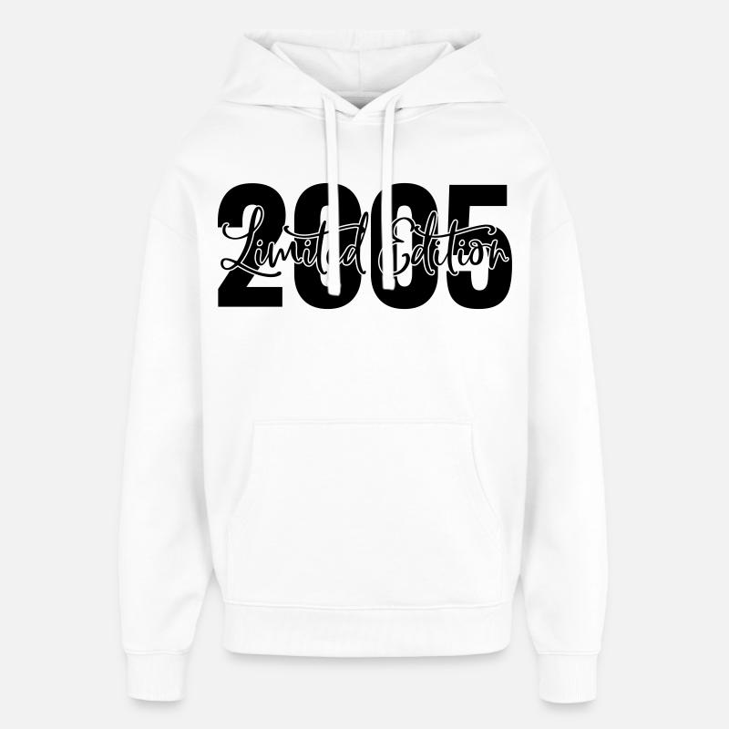 Edition limitée 2005 - Sweat à capuche unisexe Stanley/Stella Oversized - blanc