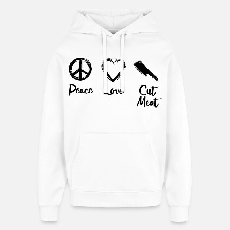 Fleischer Motivation - Sweat à capuche unisexe Stanley/Stella Oversized - blanc