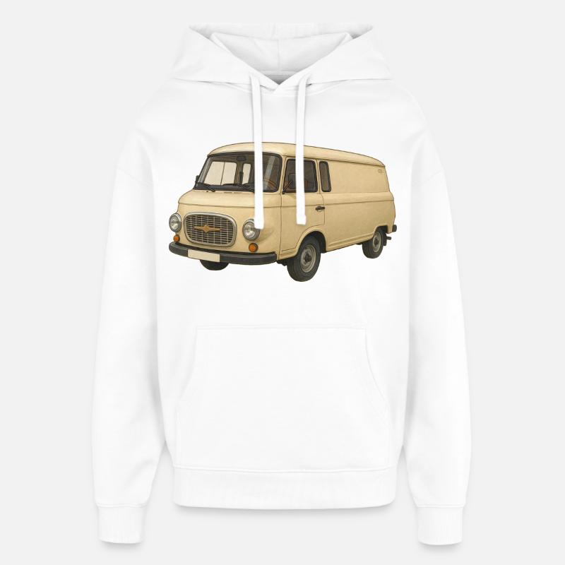 B1000 en bande dessinée - Sweat à capuche unisexe Stanley/Stella Oversized - blanc
