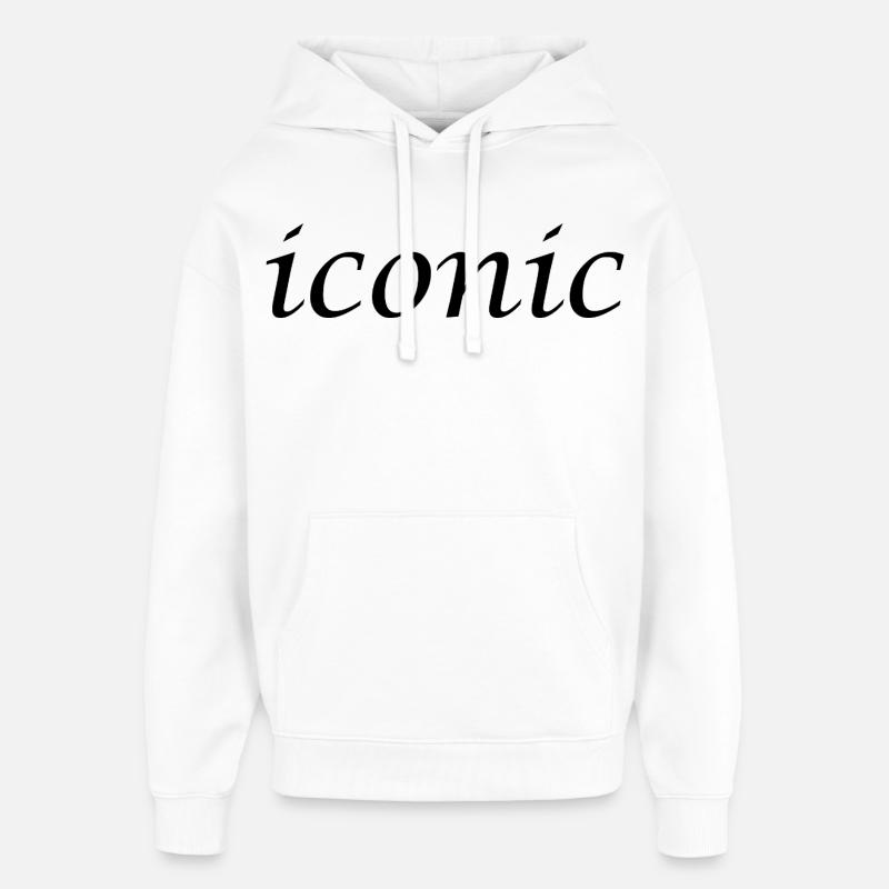 ICONIQUE - Sweat à capuche unisexe Stanley/Stella Oversized - blanc
