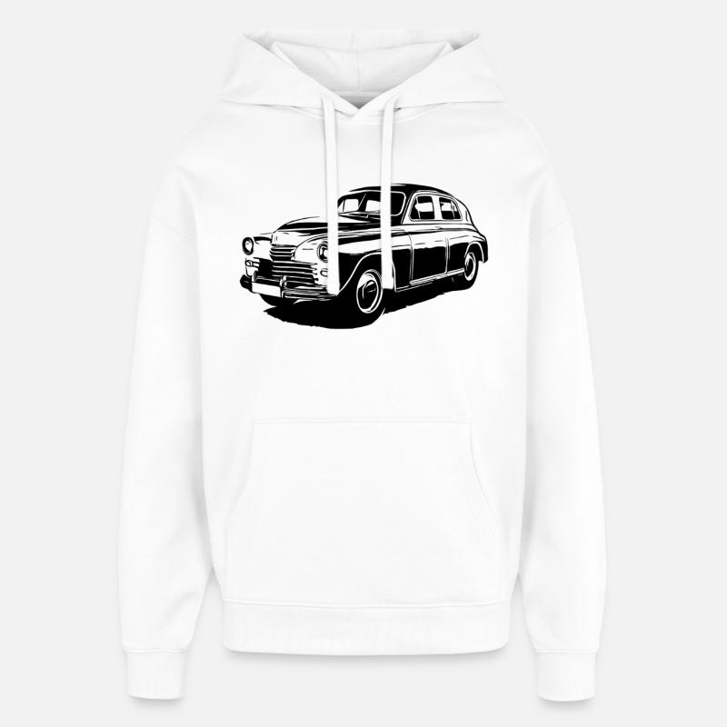 Pobeda Elegance - Oversized Unisex Hoodie von Stanley/Stella - Weiß