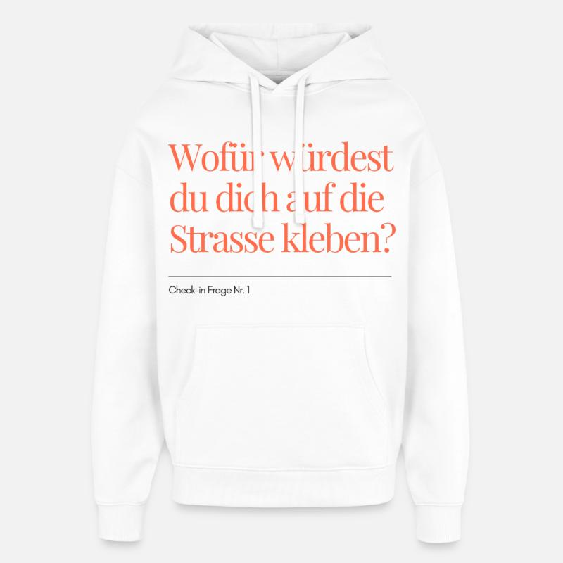 Question n° 1 - Sweat à capuche unisexe Stanley/Stella Oversized - blanc