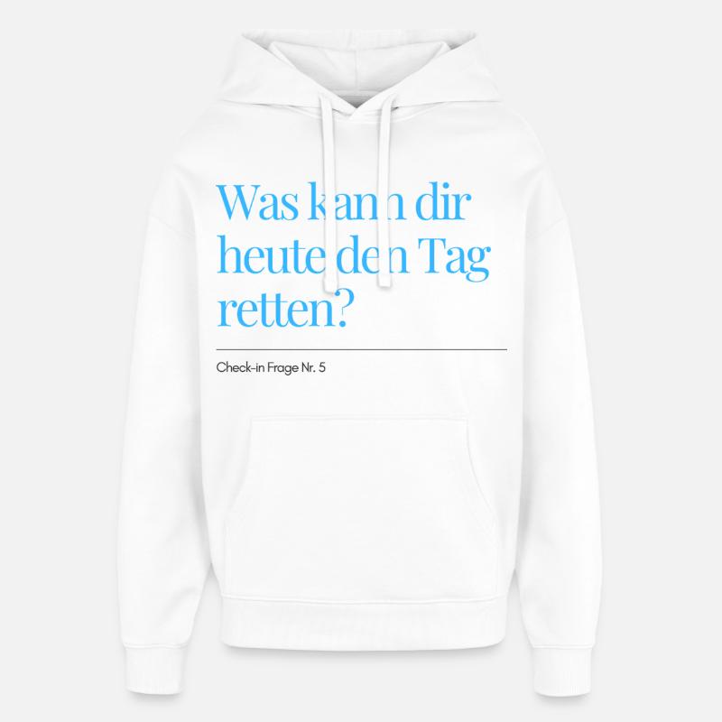 Question n° 5 - Sweat à capuche unisexe Stanley/Stella Oversized - blanc