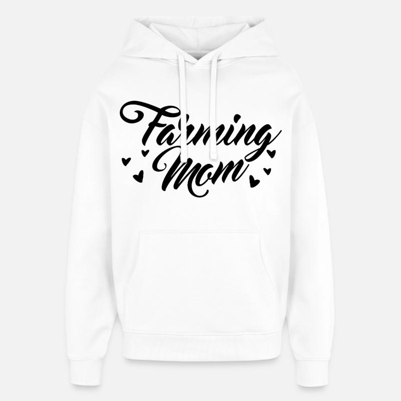 Ferme-mère - Sweat à capuche unisexe Stanley/Stella Oversized - blanc