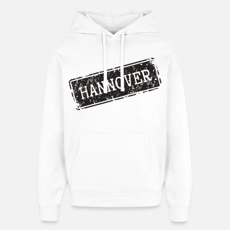 Design à Hanovre - Sweat à capuche unisexe Stanley/Stella Oversized - blanc