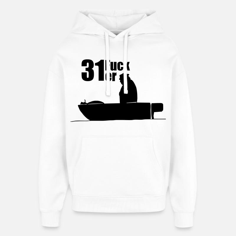 LE PETIT PARRAIN - 31s - Sweat à capuche unisexe Stanley/Stella Oversized - blanc
