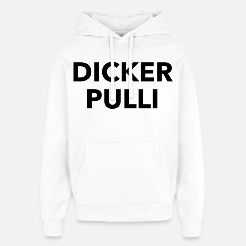 Dicker Pulli - Oversized Unisex Hoodie von Stanley/Stella - Weiß
