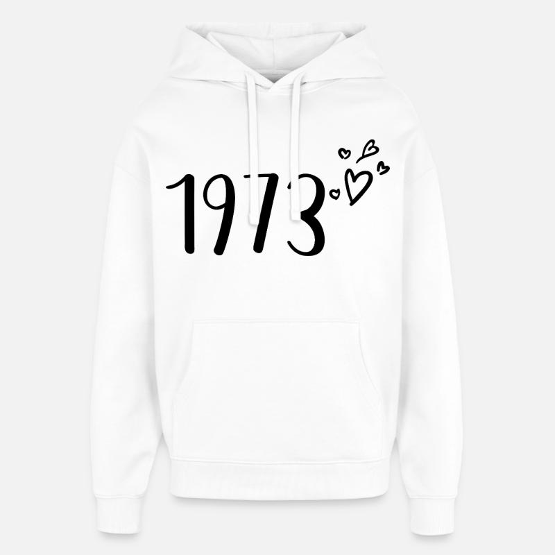 1973 - Sweat à capuche unisexe Stanley/Stella Oversized - blanc
