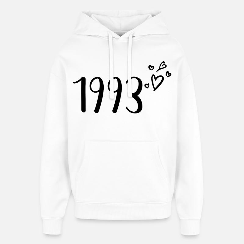 1993 - Sweat à capuche unisexe Stanley/Stella Oversized - blanc