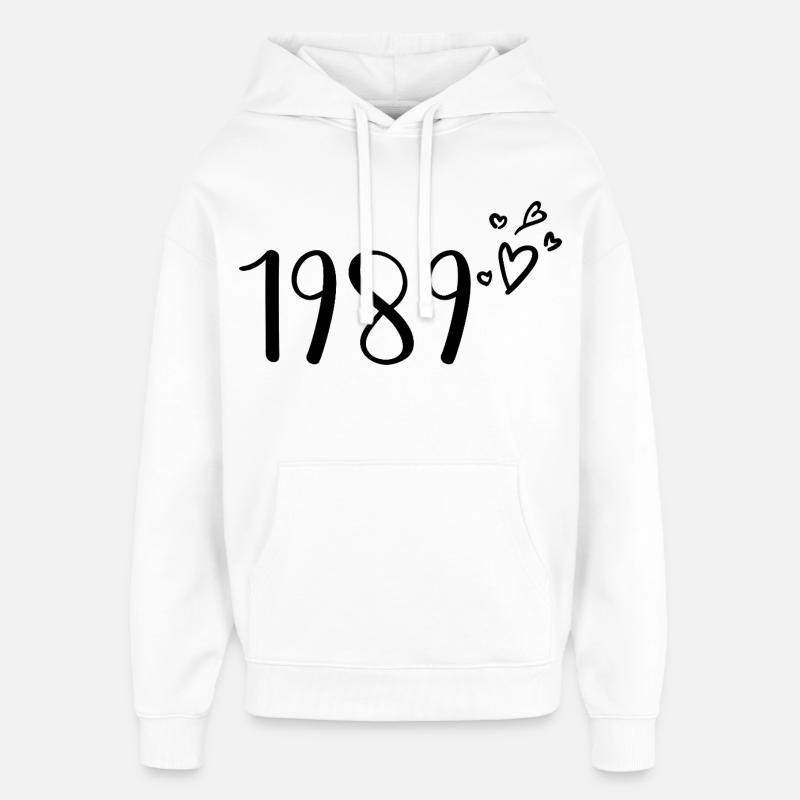 1989 - Sweat à capuche unisexe Stanley/Stella Oversized - blanc