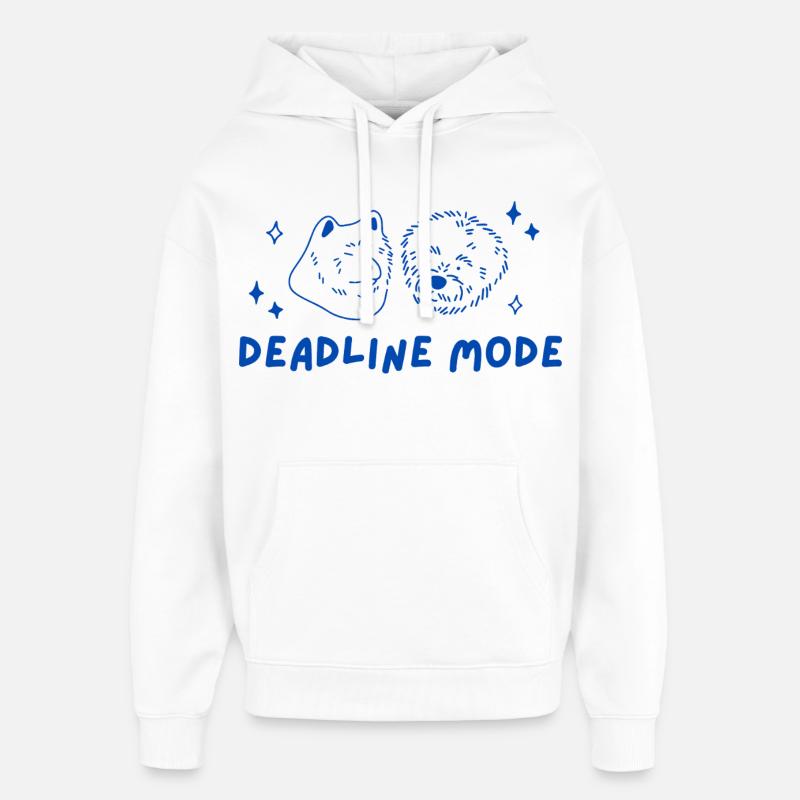 Mode Deadline - Sweat à capuche unisexe Stanley/Stella Oversized - blanc