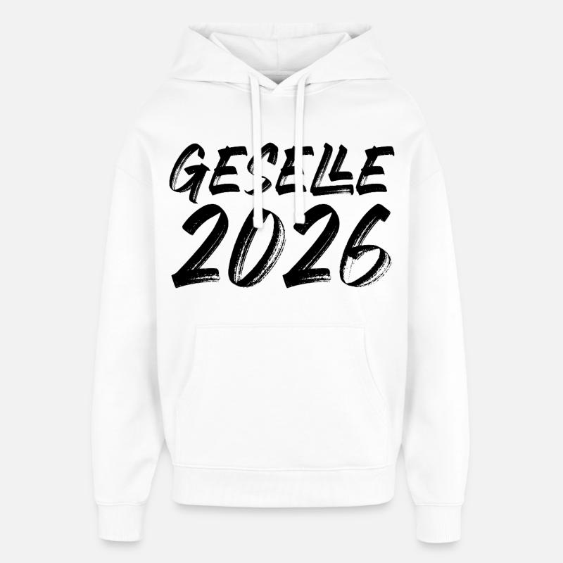 Compagnon 2026 - Sweat à capuche unisexe Stanley/Stella Oversized - blanc