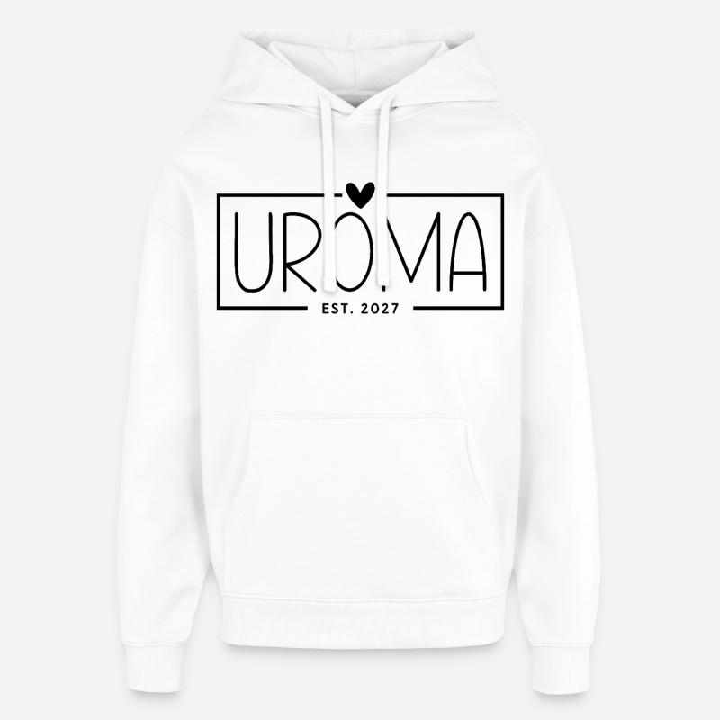 Bisnonna Est 2027 - Stanley/Stella Oversized Felpa con cappuccio unisex - bianco