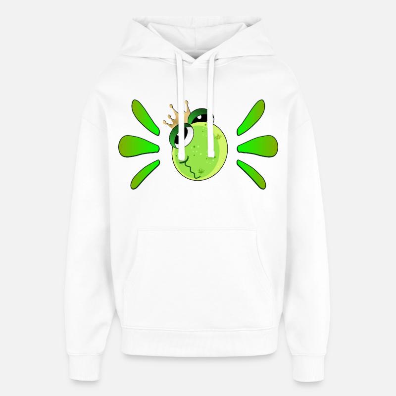 Garçon d’anniversaire Grenouille d’anniversaire - Sweat à capuche unisexe Stanley/Stella Oversized - blanc