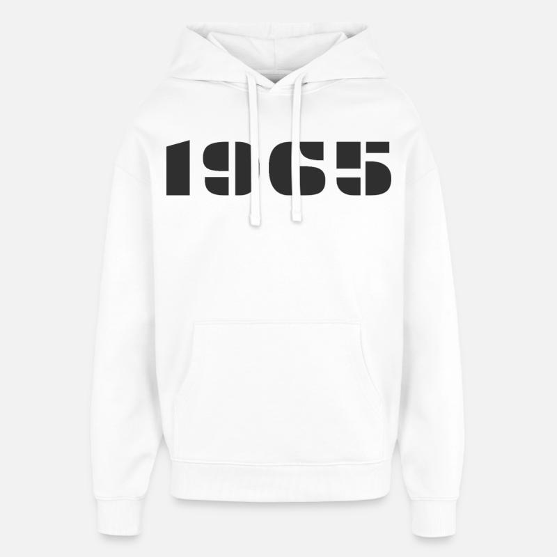 1965 - Sweat à capuche unisexe Stanley/Stella Oversized - blanc
