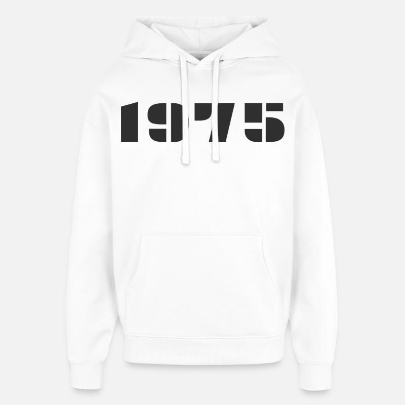 1975 - Sweat à capuche unisexe Stanley/Stella Oversized - blanc