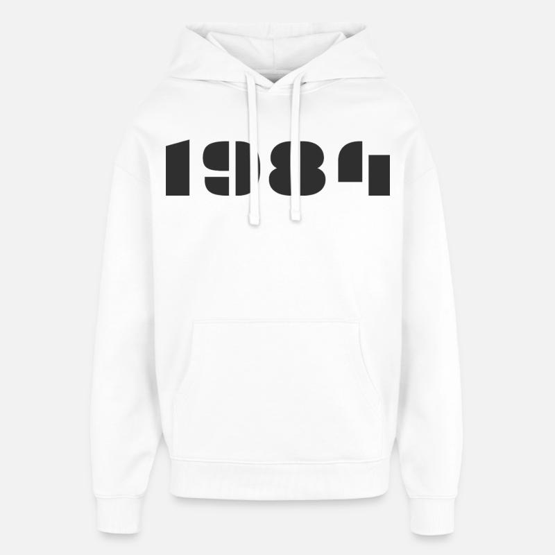 1984 - Sweat à capuche unisexe Stanley/Stella Oversized - blanc