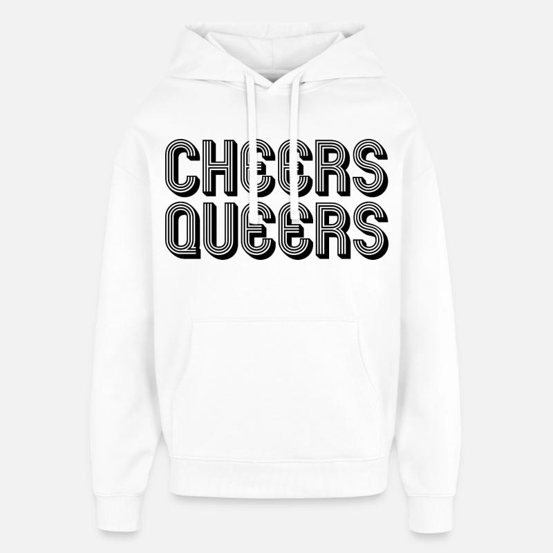 Santé Queers LGBTQ queer - Sweat à capuche unisexe Stanley/Stella Oversized - blanc