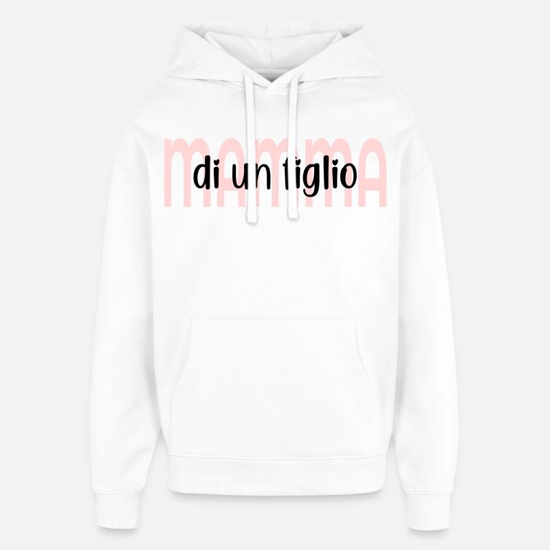 Mutter eines Kindes - Oversized Unisex Hoodie von Stanley/Stella - Weiß