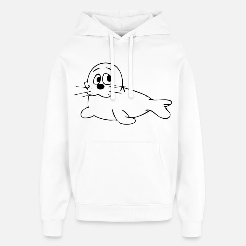 Joint d'étanchéité - Sweat à capuche unisexe Stanley/Stella Oversized - blanc