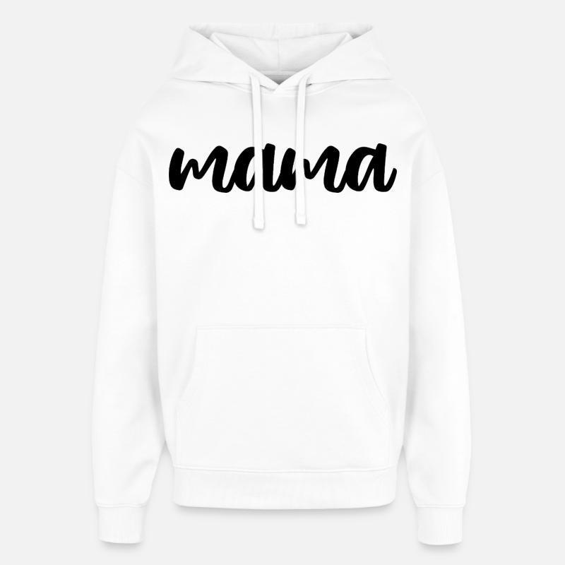 Maman - Sweat à capuche unisexe Stanley/Stella Oversized - blanc