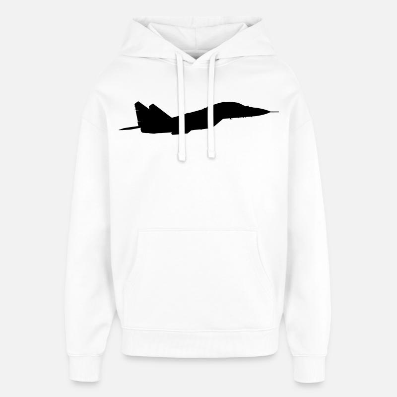 MiG-35 - Sweat à capuche unisexe Stanley/Stella Oversized - blanc