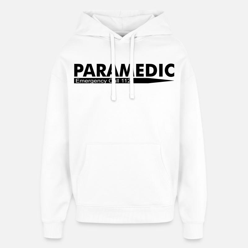 Paramedic Emergency Call 112 - Oversized Unisex Hoodie von Stanley/Stella - Weiß