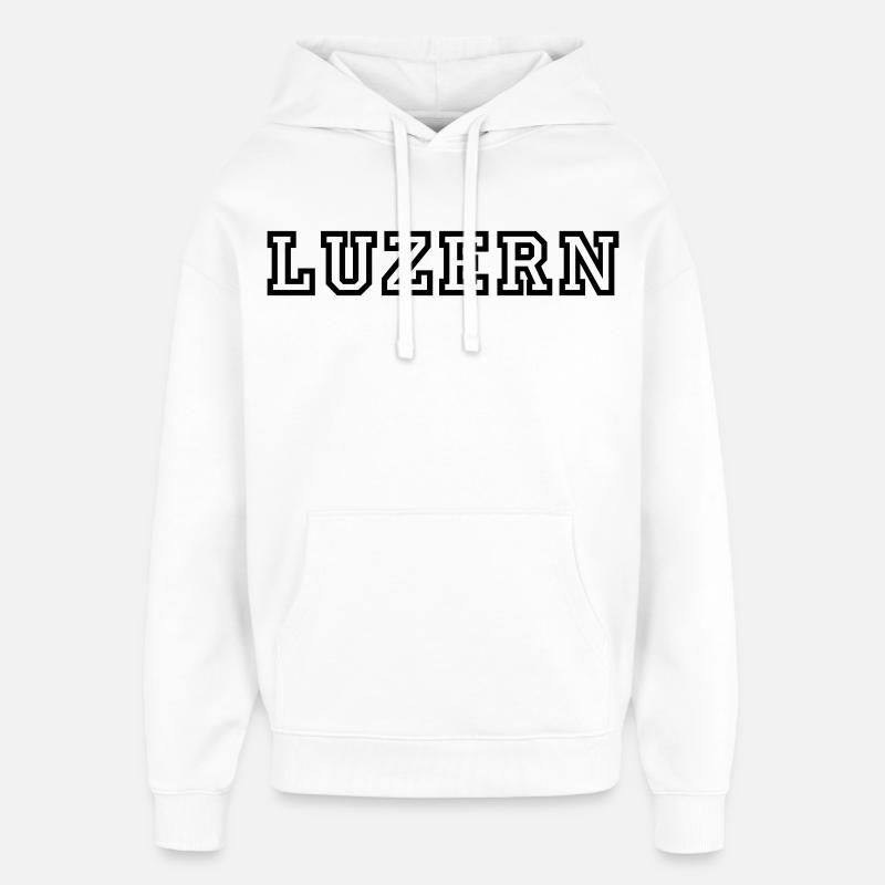 Lucerne - Sweat à capuche unisexe Stanley/Stella Oversized - blanc